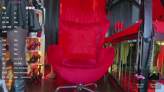 MistressAndre online show from 10, 1, 2025