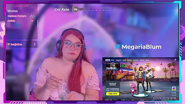 MegariaB online show from 15, 2, 2026