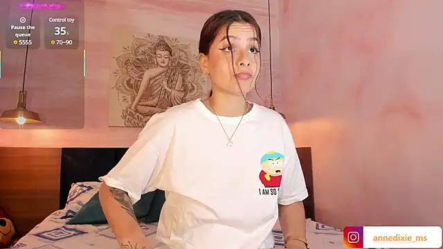 AnneDixie online show from 28, 2, 2025