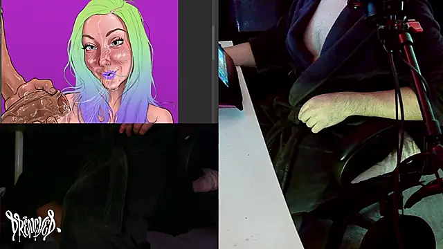 Snapshot of DrenchedArt chatting on 7, 3, 2025 DrenchedArt online show from 7, 3, 2025