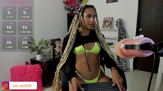 mulata 1ch online show from 22, 1, 2025