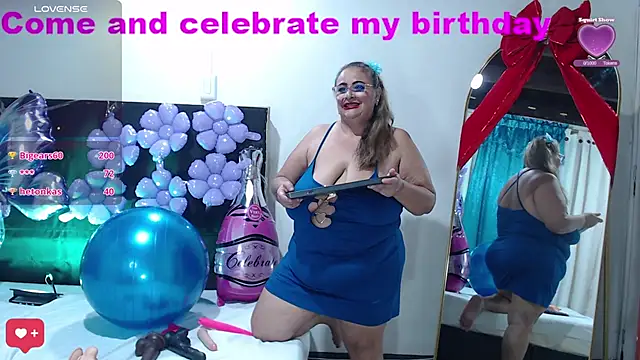 BBW salome online show from 9, 2, 2025