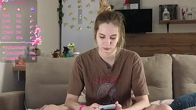 Girl alone home online show from 20, 2, 2025