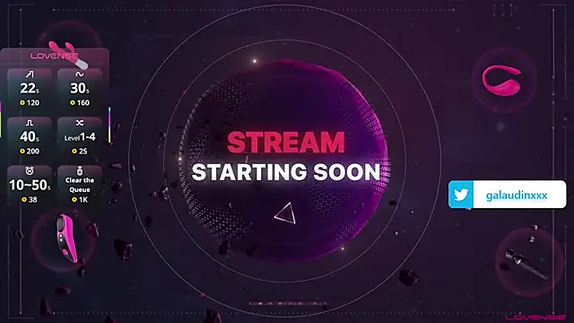 galaudin 3x  online show from 16, 1, 2026