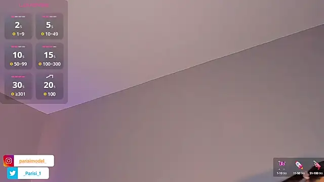  PARISI  online show from 9, 2, 2025