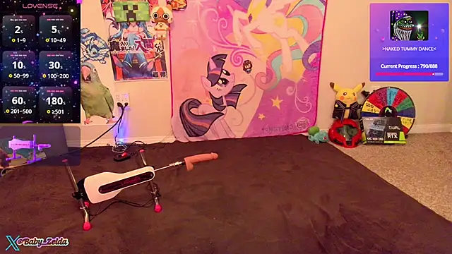 BabyZelda online show from 8, 12, 2024