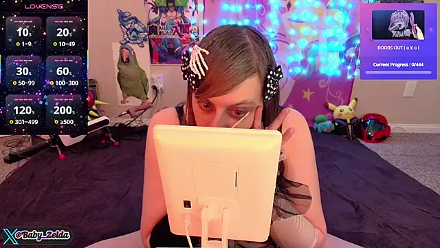 BabyZelda online show from 31, 1, 2025