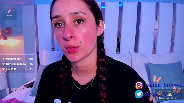 Snapshot of hannaa_brown chatting on 19, 12, 2024 hannaa brown online show from 19, 12, 2024