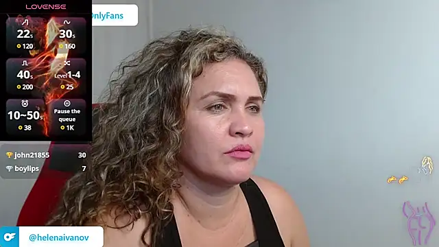 Snapshot of helenca43 chatting on 22, 3, 2025 helenca43 online show from 22, 3, 2025
