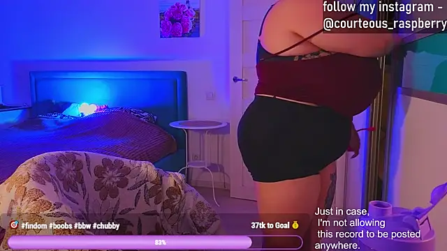 courteous raspberrry online show from 21, 1, 2025