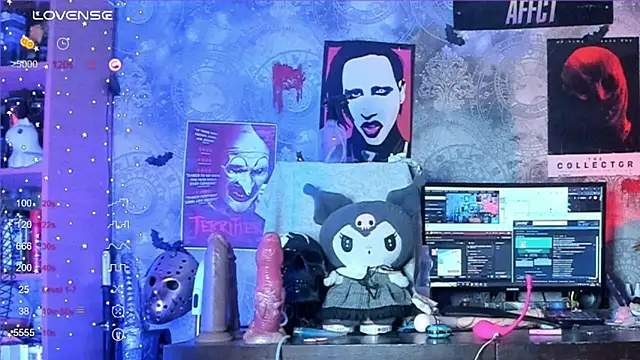 Snapshot of KuromiRacer_ chatting on 10, 9, 2025 KuromiRacer online show from 10, 9, 2025
