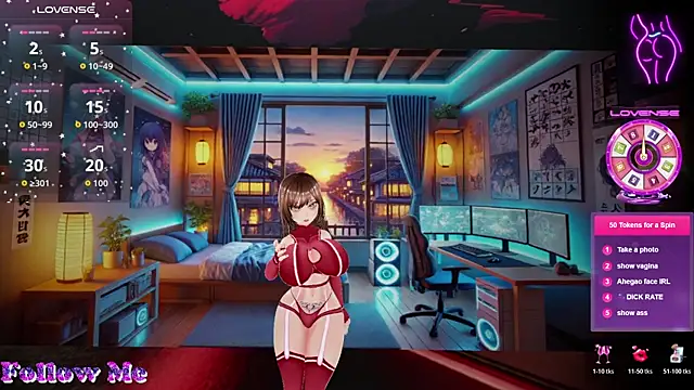 Hanaedamngirl online show from 1, 12, 2025