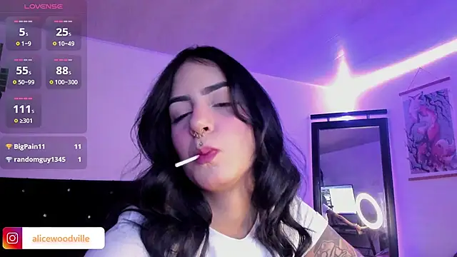 Snapshot of Alice_woodville chatting on 11, 1, 2025 Alice woodville online show from 11, 1, 2025