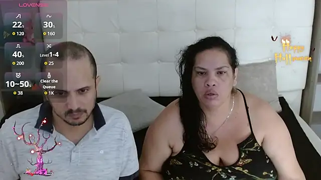 Candy and Jh0n online show from 23, 10, 2025