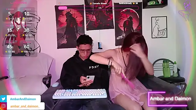 Ambar and daimon  online show from 29, 9, 2025