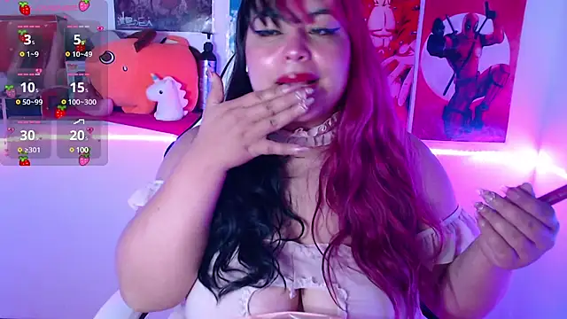 Snapshot of Pinky-Flower chatting on 14, 3, 2025 Pinky-Flower online show from 14, 3, 2025