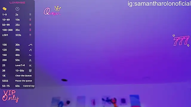 Samantha Rolon online show from 26, 3, 2026