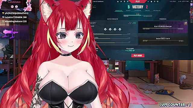 Snapshot of LewdKira_VT chatting on 13, 3, 2025 LewdKira VT online show from 13, 3, 2025