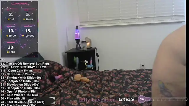 Snapshot of LillyxLavender chatting on 1, 2, 2025 LillyxLavender online show from 1, 2, 2025