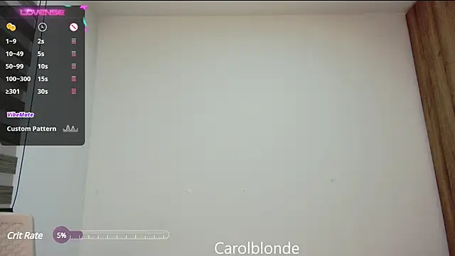 Snapshot of Carolblonde chatting on 25, 2, 2025 Carolblonde online show from 25, 2, 2025