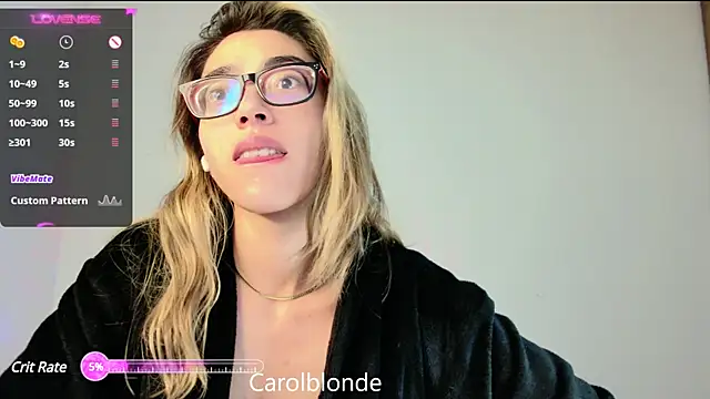 Snapshot of Carolblonde chatting on 17, 3, 2025 Carolblonde online show from 17, 3, 2025