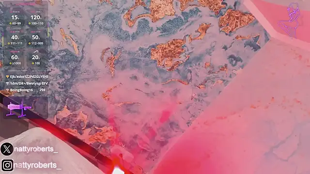 Natty roberts  online show from 2, 3, 2026