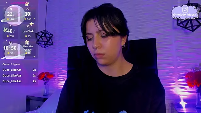 Snapshot of Melody_Black_ chatting on 11, 6, 2026 Melody Black online show from 11, 6, 2026