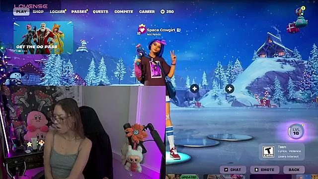 SpaceCowWhore online show from 6, 1, 2026