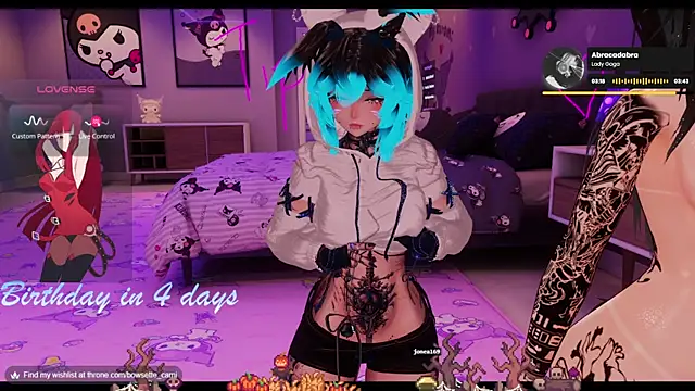 Bowsette Cami online show from 21, 10, 2025