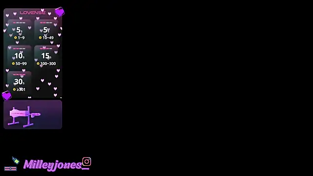 Snapshot of MilleyJones chatting on 16, 7, 2026 MilleyJones online show from 16, 7, 2026