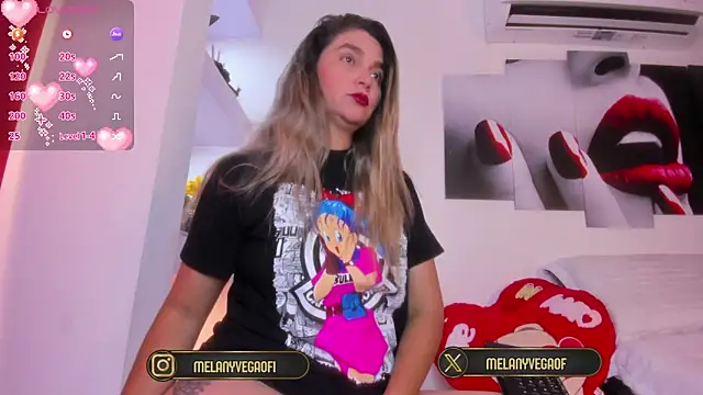 MelanyVegas online show from 16, 1, 2026