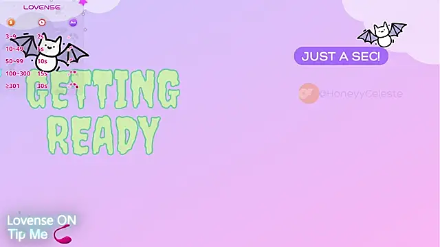 HoneyyCeleste online show from 15, 10, 2025