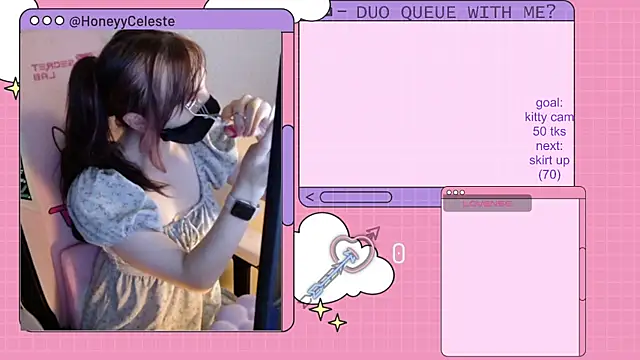Snapshot of HoneyyCeleste chatting on 27, 7, 2026 HoneyyCeleste online show from 27, 7, 2026