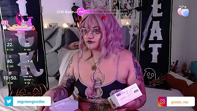 XxGreenGoodxX online show from 28, 10, 2025