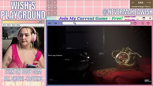 nevermakeawish online show from 20, 3, 2026