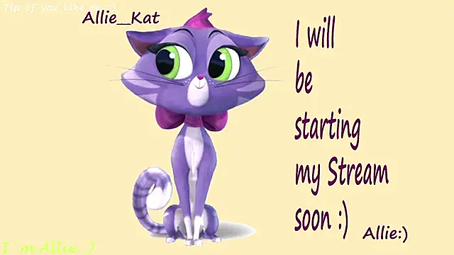 Allie Kat online show from 2, 8, 2026