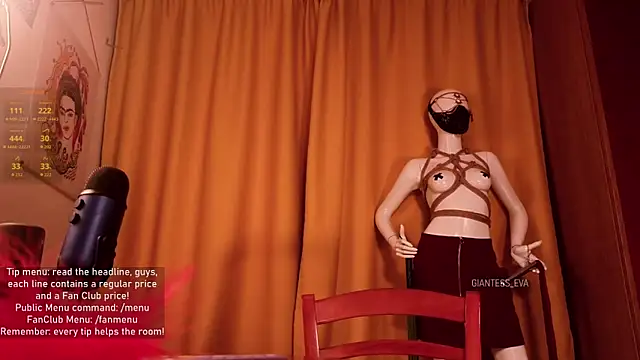 Giantess Eva online show from 15, 10, 2025