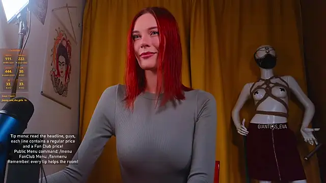 Giantess Eva online show from 12, 11, 2025