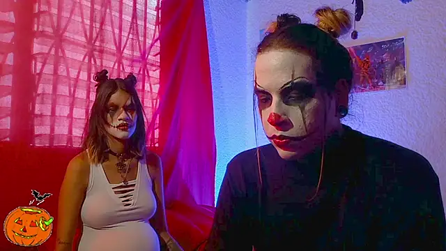 Couple Moth666 online show from 31, 10, 2025