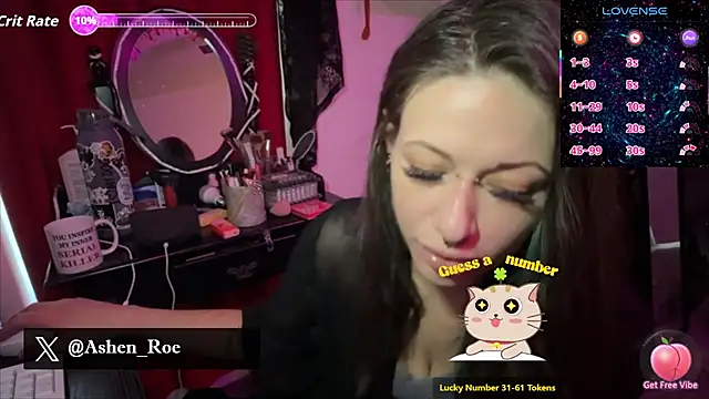 AshenRoe online show from 7, 3, 2026