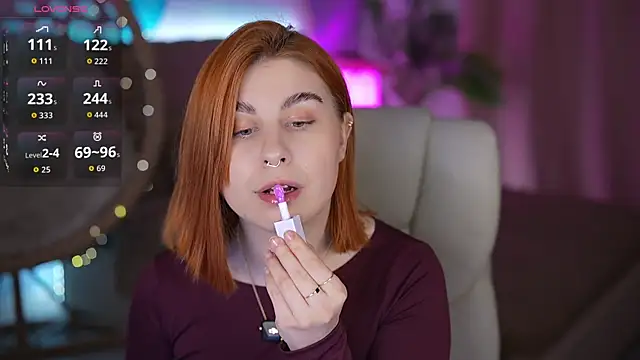 GingerPinky online show from 8, 4, 2026