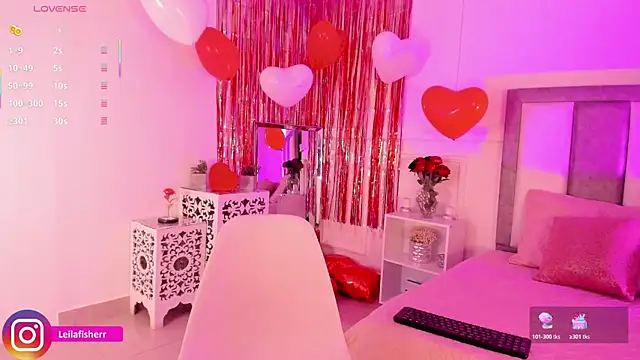 Leilafisherr online show from 13, 2, 2026