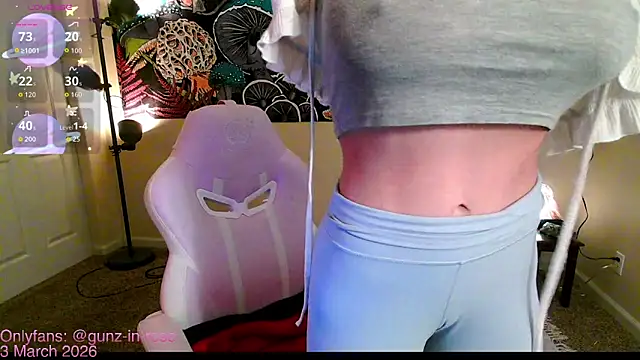 Snapshot of gunzinrose chatting on 3, 3, 2026 gunzinrose online show from 3, 3, 2026