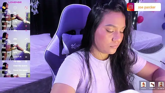 ZoeParcker online show from 5, 3, 2026