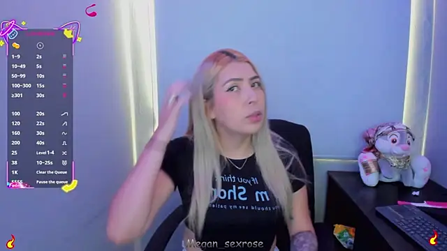 Megan sexrosse online show from 9, 4, 2026