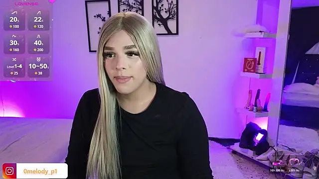 Melody p online show from 31, 7, 2026