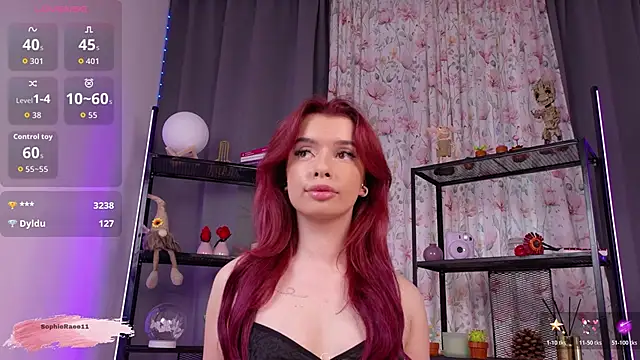 Sophie Rae online show from 11, 5, 2026
