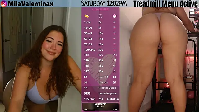Snapshot of MilaValentina chatting on 4, 7, 2026 MilaValentina online show from 4, 7, 2026