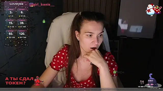 Girl Ksenia online show from 28, 1, 2025