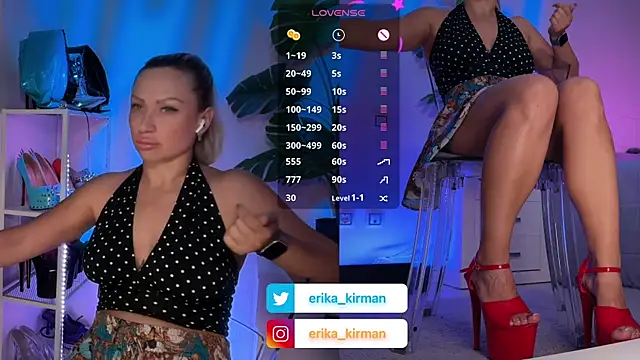 Snapshot of Erika_Kirman chatting on 26, 6, 2026 Erika Kirman online show from 26, 6, 2026